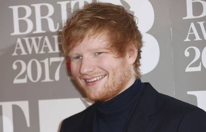 El cantante brit&aacute;nico Ed Sheeran.