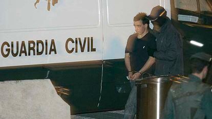 José Ángel Lerín Sánchez, supuesto jefe del <i>comando Donosti,</i> tras su detención.