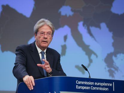 El comisario europeo de Economía, Paolo Gentiloni, el 15 de noviembre en Bruselas.