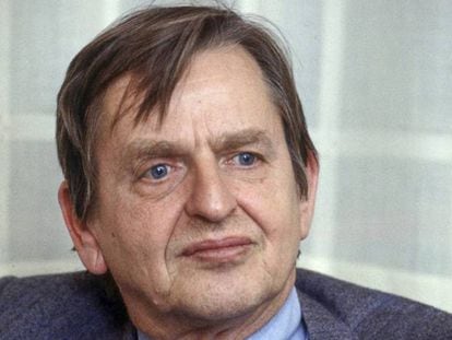 El primer ministro sueco Olof Palme, en una imagen de 1984, dos años antes de su asesinato. En vídeo, las declaraciones del fiscal sobre la resolución del caso.