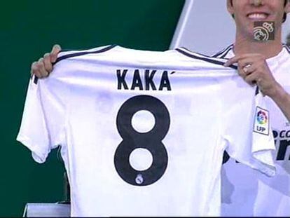 Kaká lucirá el 8 a la espalda