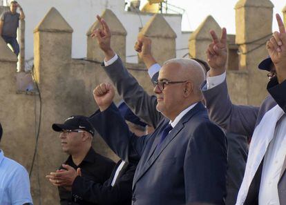 El candidato islamista en Marruecos, Abdelilah Benkir&aacute;n.