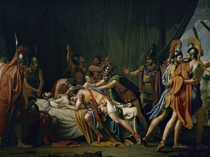 ´La muerte de Viriato' (1807), de José de Madrazo.