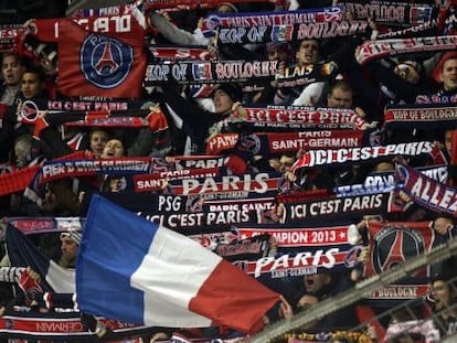 Aficionados del PSG. 