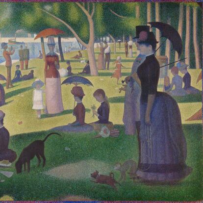 'Tarde de domingo en la isla de la Grande Jatte', pintado en 1884 por Georges-Pierre Seurat. Lo que muchos consideran bucólico y tranquilo es para otros foco de ansiedad y preocupación por un hecho muy sencillo: al día siguiente es lunes.