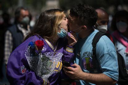 Algunas universidades no han tenido clases este viernes, una circunstancia que se ha notado en la afluencia de jóvenes en el centro de la ciudad.