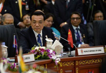 El primer ministro chino, Li Keqiang en Brunei.