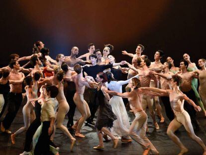 El B&eacute;jart Ballet de Lausanne, en una de las coreograf&iacute;as.