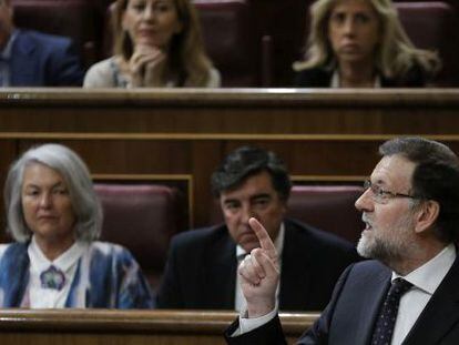Mariano Rajoy, el 27 de mayo, en el Congreso de los Diputados.