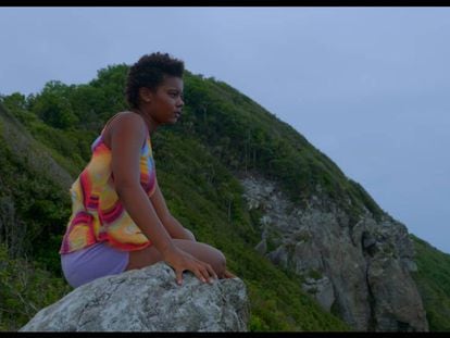 Un momento de la película 'Keyla', rodada en la isla de Providencia, Colombia.