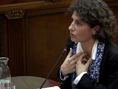 Declaración de la filósofa Marina Garcés en el juicio del 'procés'.