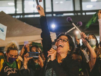 La vocera del movimiento Causa Justa, Ana Cristina González.