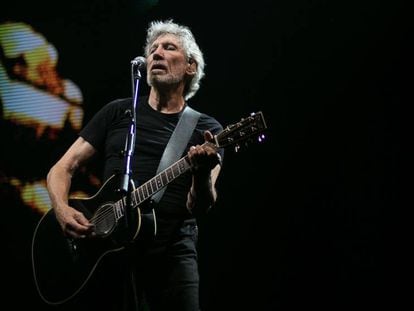 Roger Waters durant el seu concert de Barcelona.