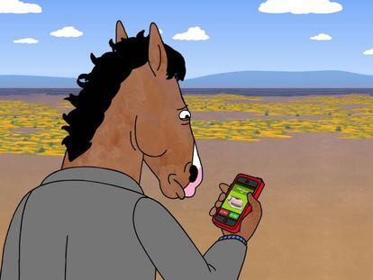 Un momento de la cuarta temporada de &#039;Bojack Horseman&#039;.