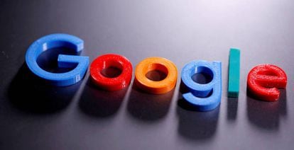 Logo de Google en 3D. 