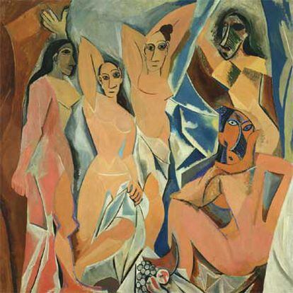 <i>Las señoritas de Avignon</i> (1907), de Pablo Picasso.