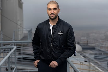 Pablo Álvarez, en la terraza del Ministerio de Ciencia, en Madrid.