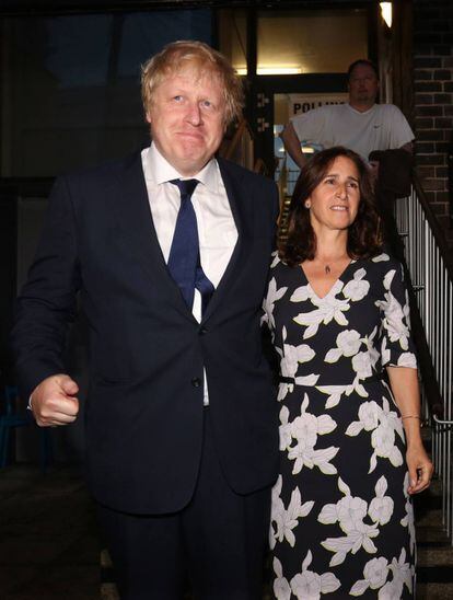 Marina Wheeler y Boris Johnson, en junio de 2016.