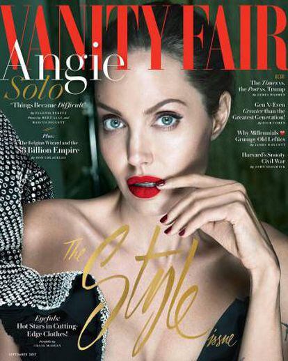 Angelina Jolie, en la portada del mes de septiembre de 'Vanity Fair'.