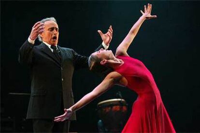 Josep Carreras y Sara Baras en el Festival Jardins de Cap Roig.