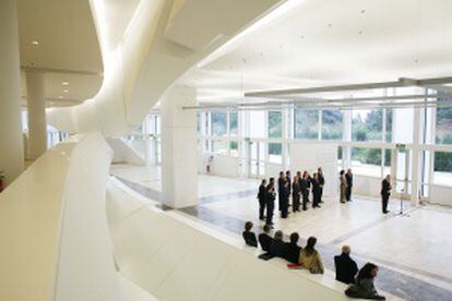 Discurso de Pérez Touriño en la Ciudad de la Cultura en 2008.