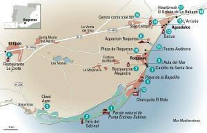 Mapa de Roquetas de Mar.
