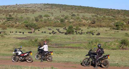 Una de las rutas por Kenia guiadas por Gustavo Cuervo.