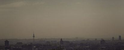 Vista de Madrid tomada el día 1 desde las Torres KIO.