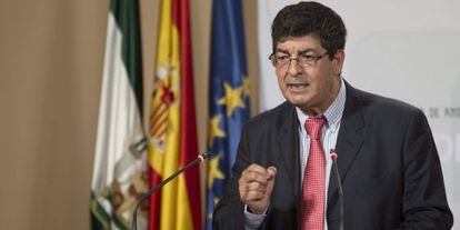 El vicepresidente de la Junta de Andaluc&iacute;a, Diego Valderas.