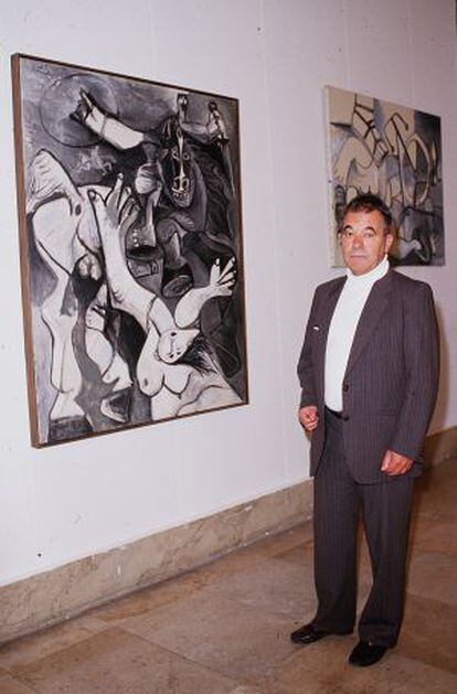Pierre Daix, escritor, historiador de arte moderno, en 1987.