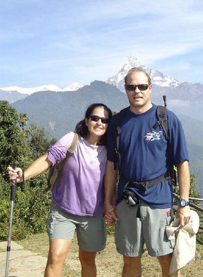 Ana Pelegrín y Ricardo Gil, desaparecidos en Sumatra, en una imagen facilitada por su familia