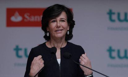 La presidenta de Banco Santander, Ana Botín.