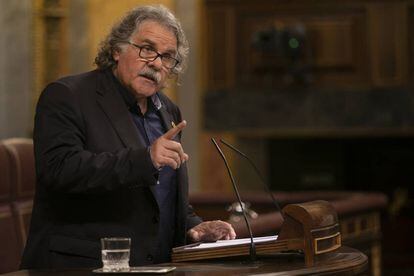 El diputado de ERC Joan Tardá, en el Congreso.