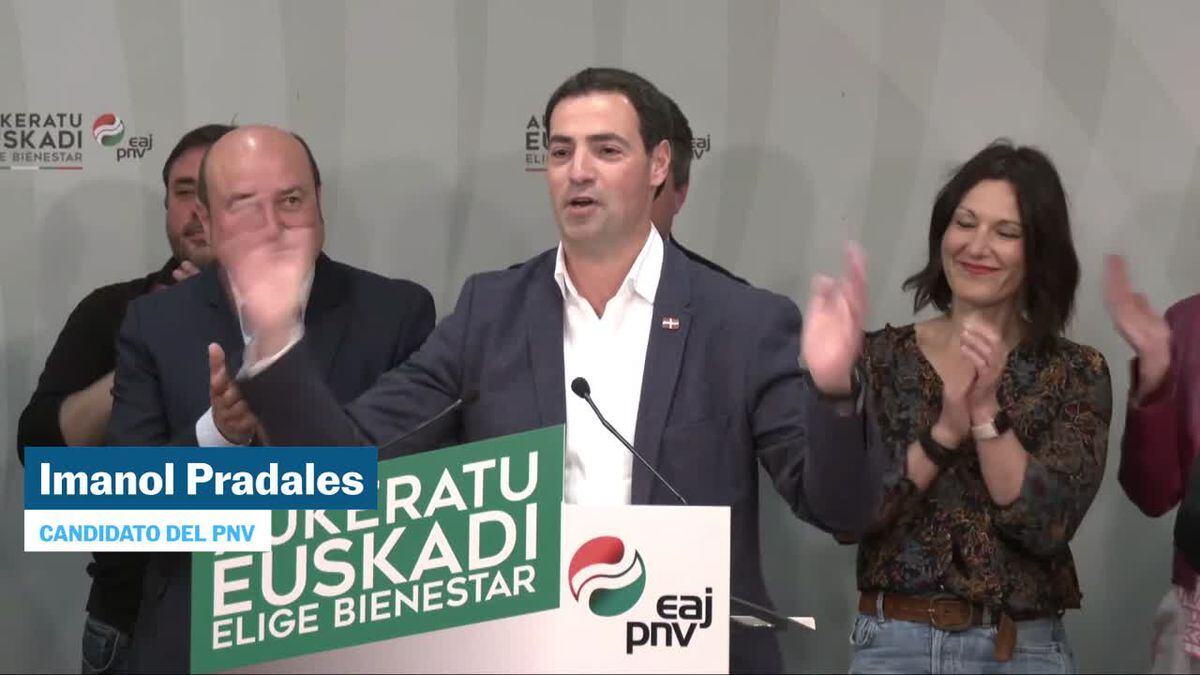 Imanol Pradales: "El PNV ha ganado las elecciones"