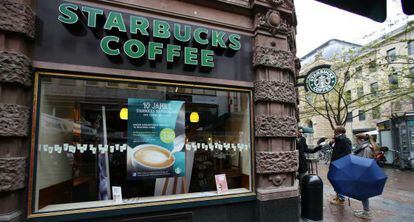 Imagen de un Starbucks en Frankfurt.