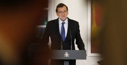 Mariano Rajoy, este martes.