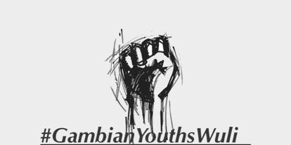 Imagen compartida en Twitter con un 'hashtag' relacionado con la campaña contra el dictador gambiano Jammeh.