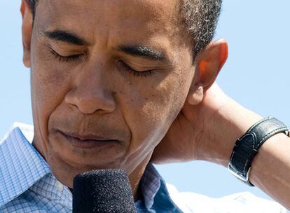 Barack Obama muestra su preocupación por los efectos del huracán Gustav en Luisiana