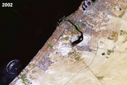 Costa de Dubai en 2002.