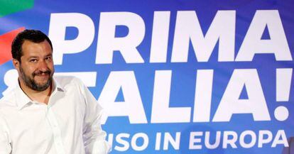 Matteo Salvini, viceprimer ministro italiano y l&iacute;der de la Liga.
