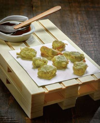 Aloe Vera en tempura, una de las recetas del libro 'Cocina Verde' de Rodrigo de la Calle.