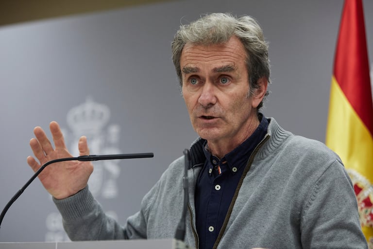 El director del Centro de Coordinación de Alertas y Emergencias Sanitarias, Fernando Simón, en una rueda de prensa el pasado 12 de noviembre.