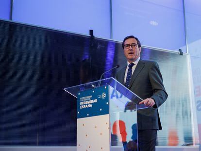 El presidente de la CEOE, Antonio Garamendi, Alejandro Martínez Vélez / Europa Press