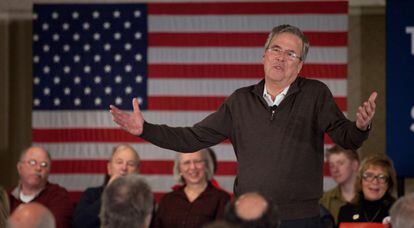 El candidato presidencial republicano Jeb Bush este mi&eacute;rcoles en New Hampshire.