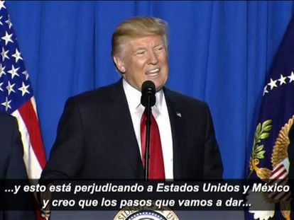 Trump prevé empezar a construir el muro con México “en meses”