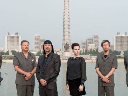 FOTO: Los integrantes de la banda Laibach en el documental. / VÍDEO: Tráiler de 'Liberation Day'.