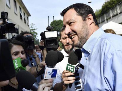 Matteo Salvini, líder de La Liga. En vídeo, las declaraciones del economista Carlo Cottarelli.