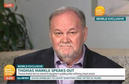 Thomas Markle, en una entrevista el pasado junio.