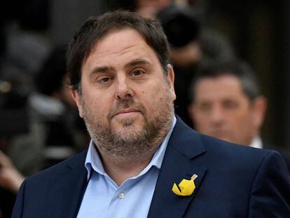 El exvicepresidente de Cataluña Oriol Junqueras, que abanderó el discurso de las bondades de la independencia.