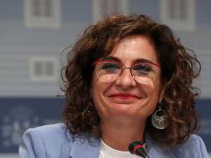 La ministra de Hacienda, María Jesús Montero. EFE/Kiko Huesca/Archivo